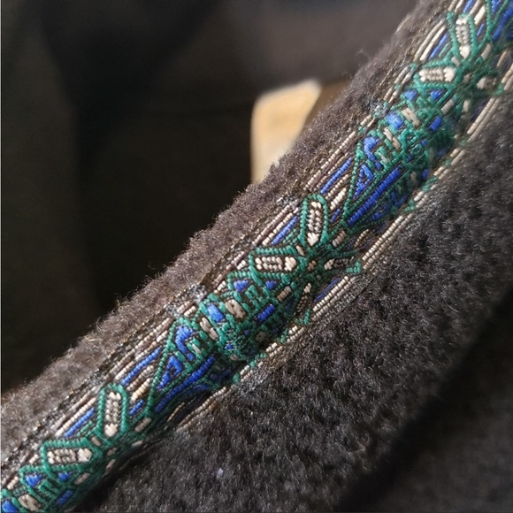 North Face Fleece Zip Up Vest Retro style Collar Trim/Accent Women's Large - Picture 2 of 14